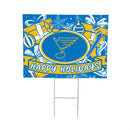 St Louis Blues Yard Sign, Holiday