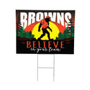 Cleveland Browns Yard Sign, Bigfoot