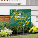 North Dakota State University FCS Champions Cororplast Yard Sign