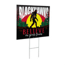 Chicago Blackhawks Yard Sign, Bigfoot