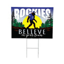 Colorado Rockies Yard Sign, Bigfoot