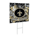 New Orleans Saints Yard Sign, Holiday