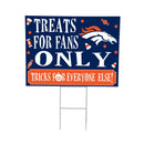 Denver Broncos Yard Sign, Halloween Treats for Fans