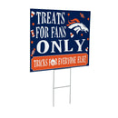 Denver Broncos Yard Sign, Halloween Treats for Fans