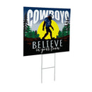 Dallas Cowboys Yard Sign, Bigfoot