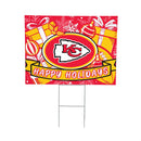 Kansas City Chiefs Yard Sign, Holiday