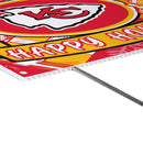 Kansas City Chiefs Yard Sign, Holiday