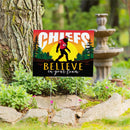 Kansas City Chiefs Yard Sign, Bigfoot