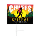 Kansas City Chiefs Yard Sign, Bigfoot