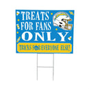 Los Angeles Chargers Yard Sign, Halloween Treats for Fans