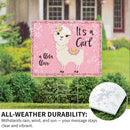 Yard Sign, It's a Girl Baby Alpaca