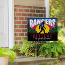 Texas Rangers Yard Sign, Bigfoot