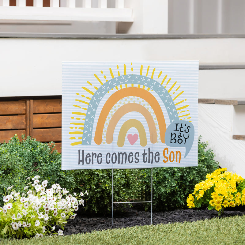 Yard Sign, Here comes the SON