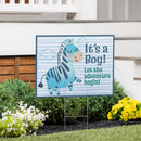Yard Sign, It's a Boy Baby Zebra