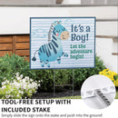 Yard Sign, It's a Boy Baby Zebra
