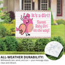 Yard Sign, Sweet Baby Girl on the way!