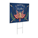 American Classic Yard Sign, "United We Stand", 24"x18"