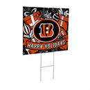 Cincinnati Bengals Yard Sign, Holiday