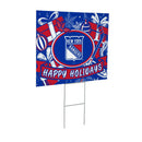 New York Rangers Yard Sign, Holiday