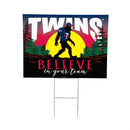 Minnesota Twins Yard Sign, Bigfoot