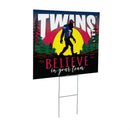 Minnesota Twins Yard Sign, Bigfoot