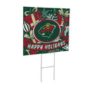 Minnesota Wild Yard Sign, Holiday