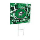 Dallas Stars Yard Sign, Holiday