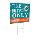 Miami Dolphins Yard Sign, Halloween Treats for Fans