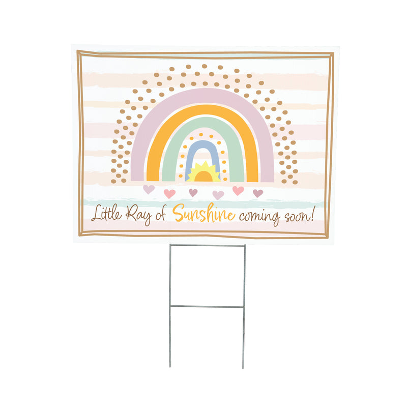 Yard Sign, Little Ray of Sunshine coming soon!