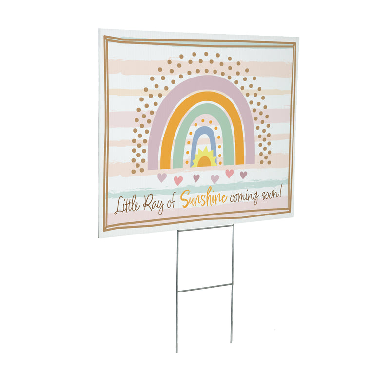 Yard Sign, Little Ray of Sunshine coming soon!