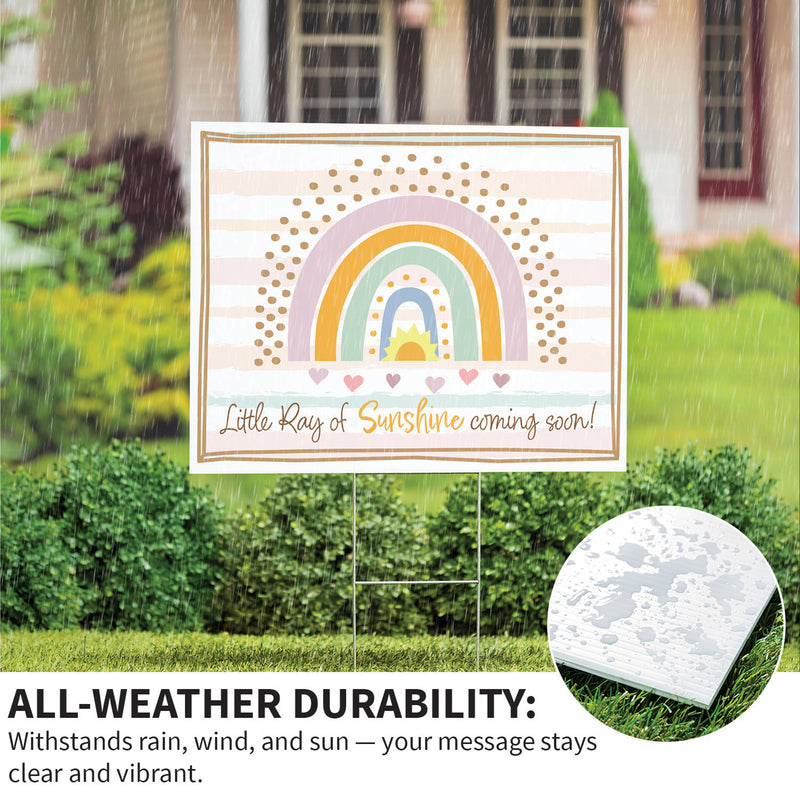Yard Sign, Little Ray of Sunshine coming soon!