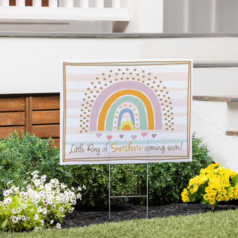 Yard Sign, Little Ray of Sunshine coming soon!