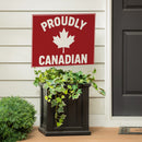 Canada Strong Vintage Yard Sign, "Proudly Canadian", 24"x18"