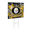 Pittsburgh Steelers Yard Sign, Holiday