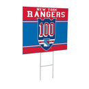 New York Rangers, 100 Anniversary Cororplast Yard Sign