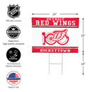 Detroit Red Wings, 100 Anniversary Cororplast Yard Sign
