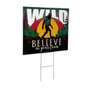 Minnesota Wild Yard Sign, Bigfoot