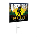 Milwaukee Brewers Yard Sign, Bigfoot