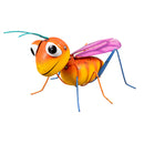 Metal Colorful Flying Insect Garden Statue, 2 Asst., 7"H