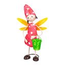 Metal Colorful Garden Fairy Statue, 2 Asst., 9.5"H