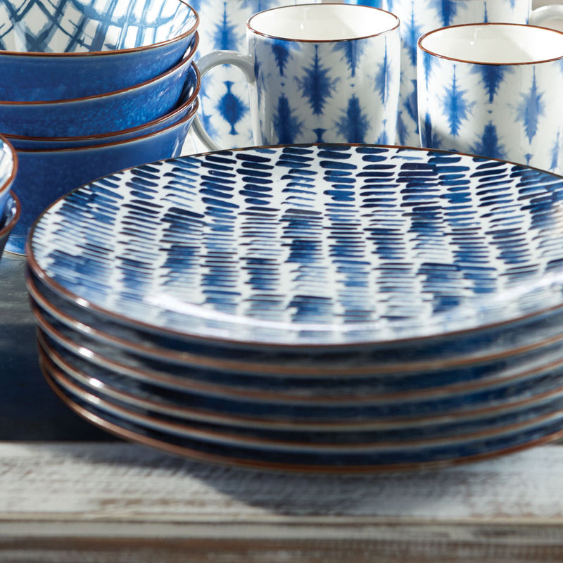 NAPA Home & Garden, INDIGO PLATE 10.5",HA203