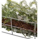 Evergreen Home Accents,Lighted Holiday Centerpiece with Bottle Brush Trees,35.43x9.45x10.24 Inches