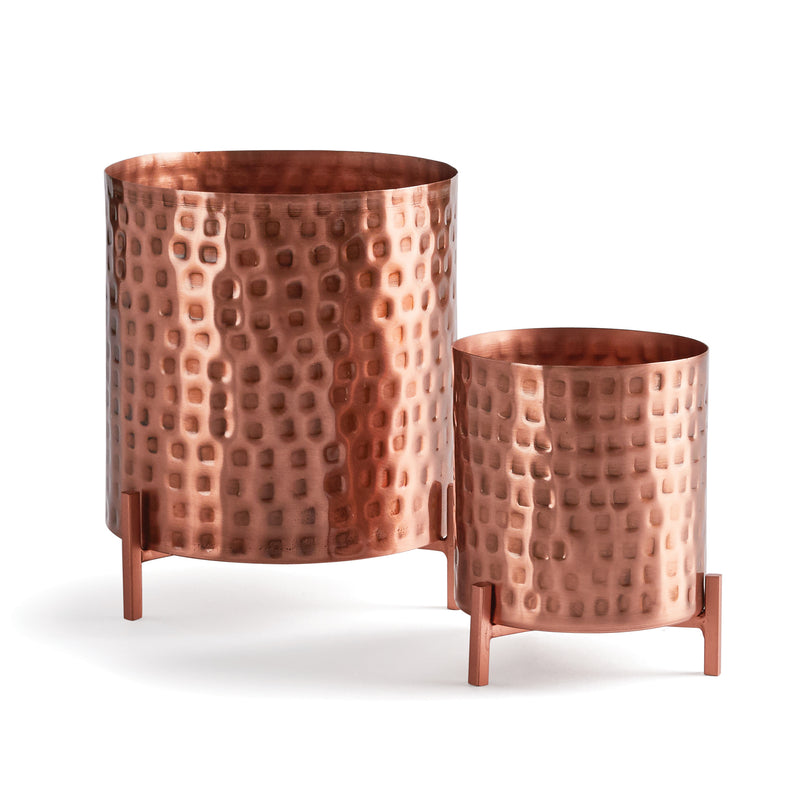 NAPA Home & Garden, ZURI CACHEPOTS ON STANDS, SET OF 2,HS402