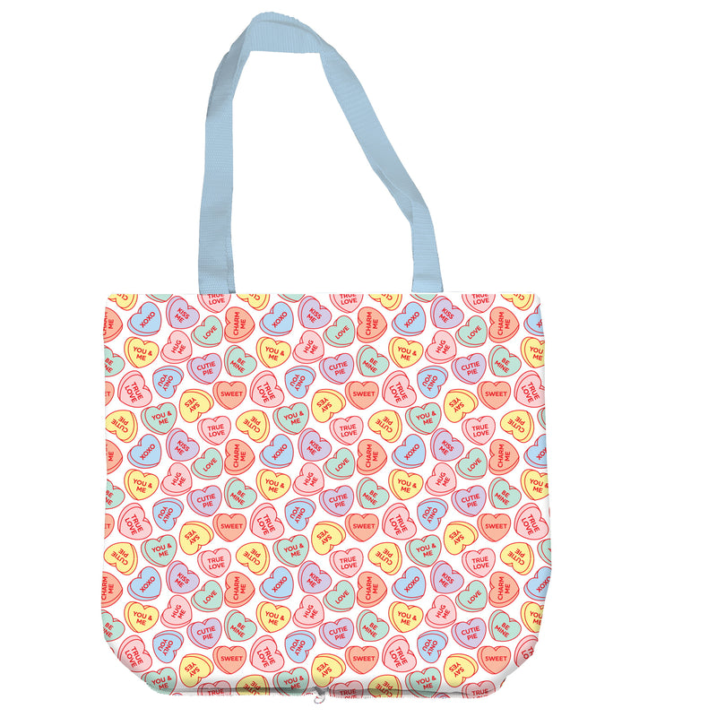Valentine's Day Tote Foldable Compact, Candies, 15.5"L x 4.5"W x 16.5"H