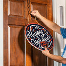 Chicago Bears Holiday Round Door Décor with Hanging Rope, 18x18