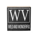 State Wooden Plock West Virginia 6x6"