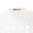 Blue Coastal Indoor Wall Decor, Wood, White Patterned Round Wall Art, Asst of 2