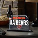 Chicago Bears NFL Football Rectangle Desklite LED Decor