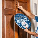Los Angeles Dodgers Halloween Round Door Décor with Hanging Rope, 18x18