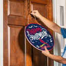 St Louis Cardinals Halloween Round Door Décor with Hanging Rope, 18x18